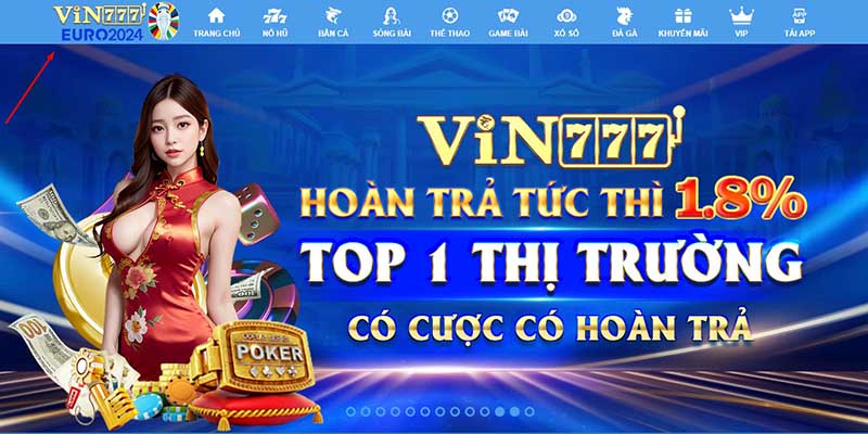 Vin777 nhà cái đổi thưởng số 1 tại Việt Nam